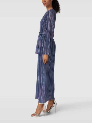 Długa sukienka z efektowną przędzą model ‘Luisa’ Another Label