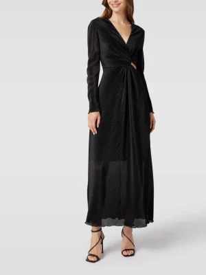 Długa sukienka z fakturowanym wzorem model ‘Kisias’ HUGO
