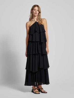 Długa sukienka z falbanami model ‘Frill’ Gina Tricot