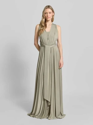 długa sukienka z głębokim dekoltem w serek Rose Avenue