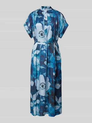Długa sukienka z krótkim rękawem model ‘Ladis’ MOS MOSH
