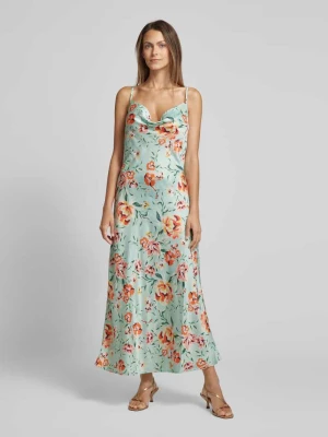 Długa sukienka z kwiatowym nadrukiem model ‘AKILINA’ Guess