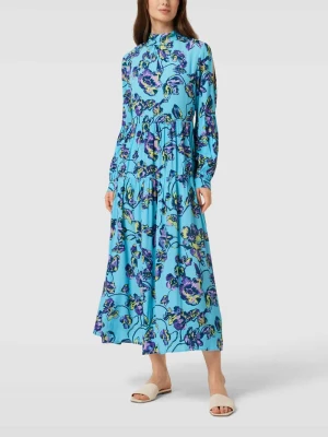Długa sukienka z kwiatowym wzorem model ‘Topaz’ YAS