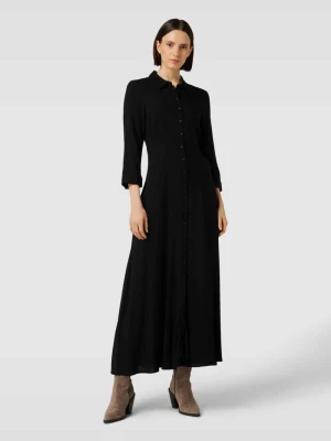 Długa sukienka z listwą guzikową model ‘SAVANNA’ YAS