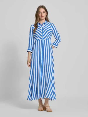 Długa sukienka z listwą guzikową model ‘SAVANNA’ YAS