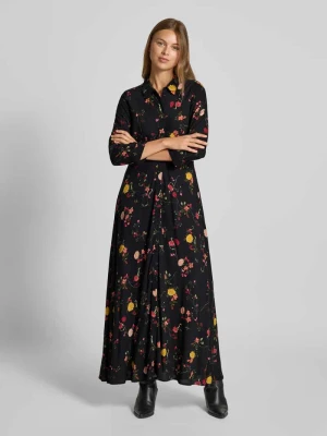 Długa sukienka z listwą guzikową model ‘SAVANNA’ YAS