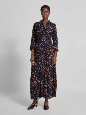 Długa sukienka z listwą guzikową model ‘SAVANNA’ YAS