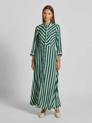 Długa sukienka z listwą guzikową model ‘SAVANNA’ YAS