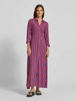 Długa sukienka z listwą guzikową model ‘SAVANNA’ YAS