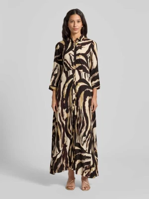 Długa sukienka z listwą guzikową model ‘SAVANNA’ YAS