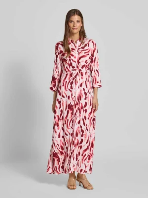 Długa sukienka z listwą guzikową model ‘SAVANNA’ YAS