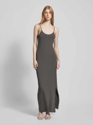 Długa sukienka z mieszanki wiskozy model ‘Amelia’ Only