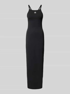 Długa sukienka z nadrukiem z logo adidas Originals