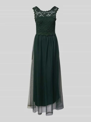 Długa sukienka z obszyciem koronką model ‘LYNNEA’ Vila