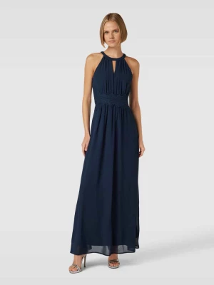 Długa sukienka z obszyciem koronką model ‘MILINA’ Vila