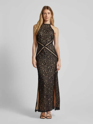Długa sukienka z obszyciem koronką model ‘NEW LIZA’ Guess