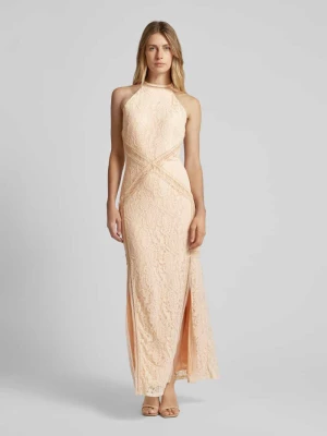 Długa sukienka z obszyciem koronką model ‘NEW LIZA’ Guess