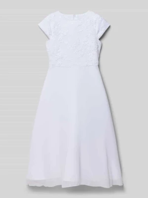 Długa sukienka z okrągłym dekoltem DANAMADE