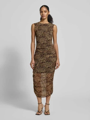 Długa sukienka z okrągłym dekoltem LOLLYS LAUNDRY