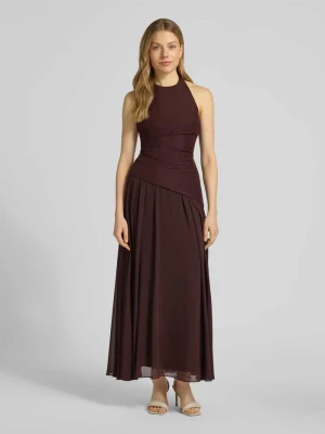 długa sukienka z okrągłym dekoltem model 'Elise' Forever New