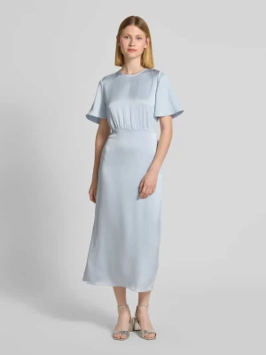 Długa sukienka z okrągłym dekoltem model ‘LUCINDY’ Samsøe Samsøe