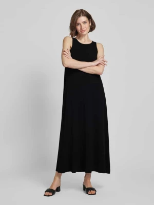 Długa sukienka z okrągłym dekoltem model ‘SUPREMO’ MaxMara Leisure