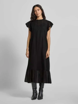 Długa sukienka z okrągłym dekoltem Scotch & Soda