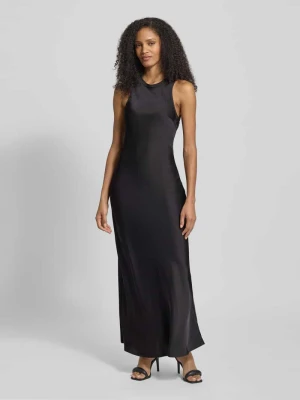 Długa sukienka z satyny model ‘Celinie’ NEO NOIR