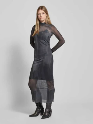 Długa sukienka z siateczki Alessa&Anna Winter X P&C*