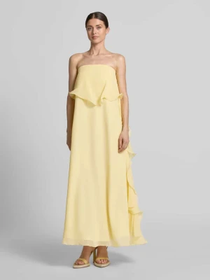 Długa sukienka z szyfonu model 'IRIS' Vero Moda