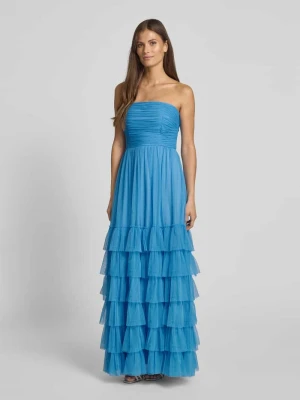 Długa sukienka z tiulu z efektem stopniowania Jake*s Cocktail