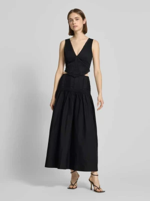 Długa sukienka z tylnym wycięciem model 'ALINA' Topshop