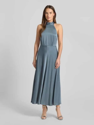 Długa sukienka z wiązaniem na szyi model ‘RHEO’ Samsøe Samsøe