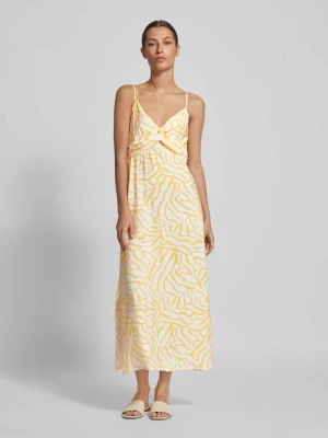 Długa sukienka z wiązanym detalem model ‘DOGMA EVA’ Vila