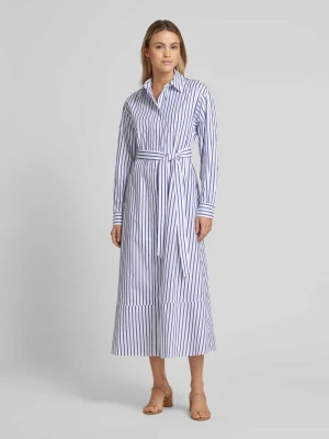 Długa sukienka z wiązanym paskiem model ‘DINA KIM’ Ivy Oak