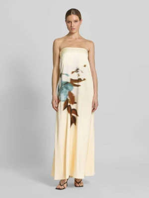 Długa sukienka z wiskozy w stylu odkryte ramiona Jake*s Cocktail