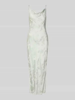 Długa sukienka z wiskozy z cienkie ramiączka Calvin Klein Womenswear