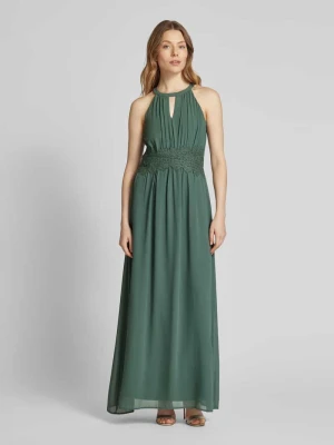 Długa sukienka z wycięciem w kształcie łezki model ‘MILINA’ Vila