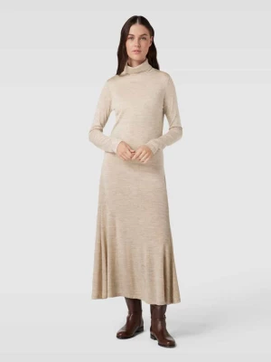Długa sukienka z wywijanym kołnierzem Polo Ralph Lauren
