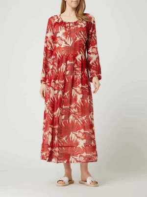 Długa sukienka ze wzorem na całej powierzchni model ‘Luciana’ Lollys Laundry
