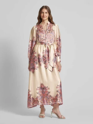 Długa sukienka ze wzorem paisley model ‘Nova’ NEO NOIR