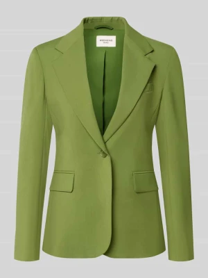 Długi blezer o kroju regular fit z czystej żywej wełny model 'WKDLAMINE' Weekend Max Mara Jabłkowozielony