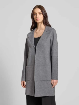 Długi kardigan o kroju regular fit z wpuszczanymi kieszeniami Christian Berg Woman Selection