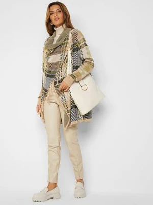 Długi kardigan z frędzlami bonprix