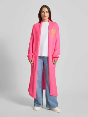 Długi kardigan z wpuszczanymi kieszeniami miss goodlife