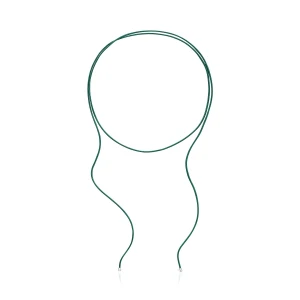 Długi Naszyjnik Ze Srebra W Kolorze Zielonym Tous Basics - Tous Rozmiar