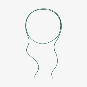 Długi Naszyjnik Ze Srebra W Kolorze Zielonym Tous Basics - Tous Rozmiar