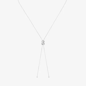 Długi Naszyjnik Ze Srebra Z Motywem Misia Bold Bear - Tous Rozmiar