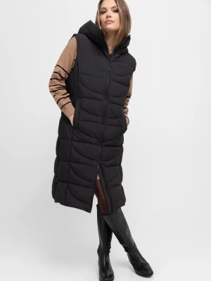 Długi, pikowany bezrękawnik V-JAVA Volcano