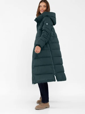 Długi płaszcz pikowany J-COMELY Volcano